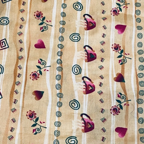 🌟HP🌟NWOT Reversible Apron Fruit and Coffeehouse Adjustable Fabric - Picture 8 of 8